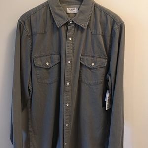 Men’s Frame Denim Western button up shirt